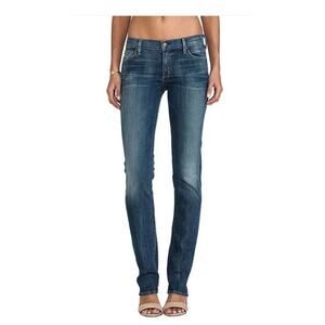 Citizen of Humanity Ava Low Rise Straight Leg Jeans 30 Dark Wash